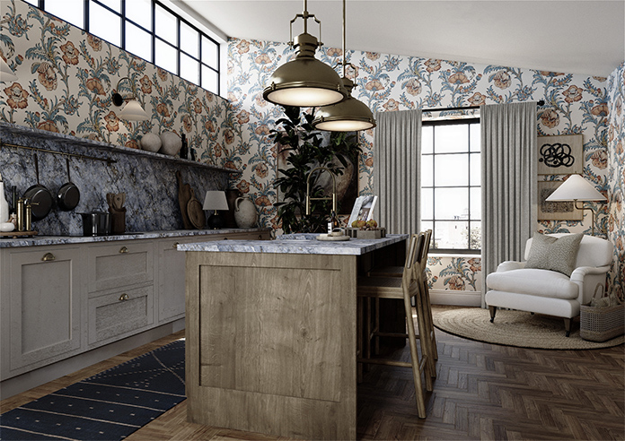 Atina (Blackout), Mottled Grey - Made to Measure Curtains - Image 7